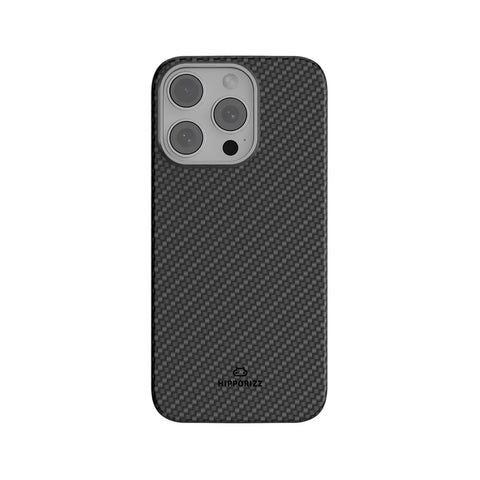 Scutum Carbon 杜邦 Kevlar 極簡輕薄 芳綸纖維防摔磁吸殼 - iPhone 16 系列