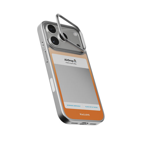 Hipporizz X Maclove Mirra 鏡面磁吸支架殼 iPhone 17 Pro系列-Airdrop