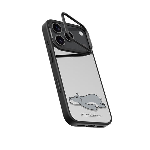 Mirra Magnetic Stand Case 鏡⾯磁吸⽀架殼 iPhone 17 Pro 系列-厭世