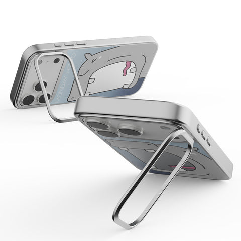 Mirra Magnetic Stand Case 鏡⾯磁吸⽀架殼 iPhone 17 Pro 系列-哈欠