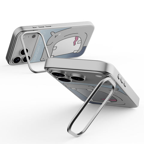 Mirra Magnetic Stand Case 鏡⾯磁吸⽀架殼 iPhone 17 Pro 系列-哈欠