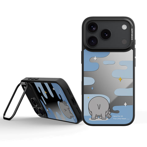 Mirra Magnetic Stand Case 鏡⾯磁吸⽀架殼 iPhone 17 Pro 系列-湖畔