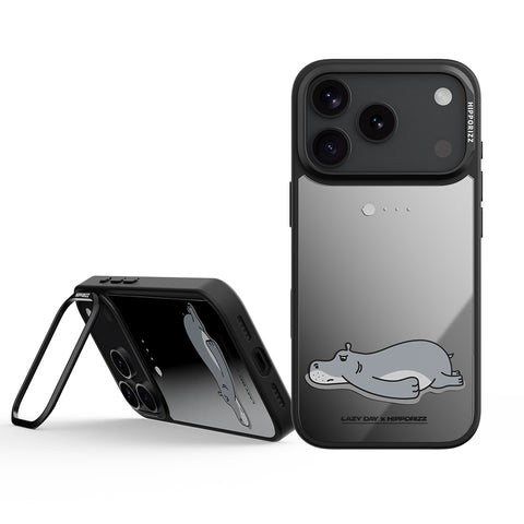 Mirra Magnetic Stand Case 鏡⾯磁吸⽀架殼 iPhone 17 Pro 系列-厭世