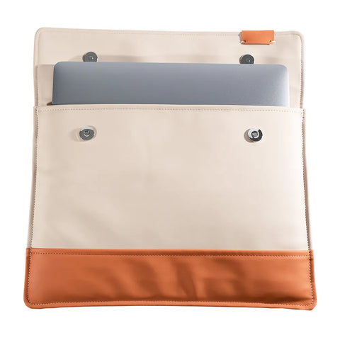 WasserElegant 高質感PU皮革 14吋筆電內袋 單入