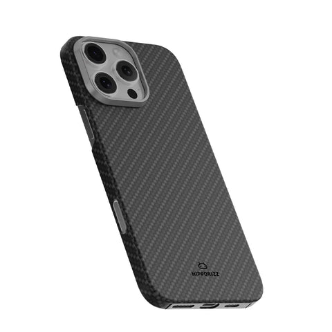 Scutum Carbon 杜邦 Kevlar 極簡輕薄 芳綸纖維防摔磁吸殼 - iPhone 16 系列