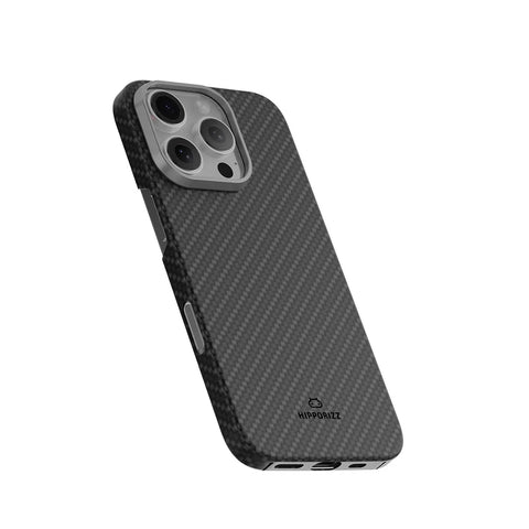 Scutum Carbon 杜邦 Kevlar 極簡輕薄 芳綸纖維防摔磁吸殼 - iPhone 16 系列