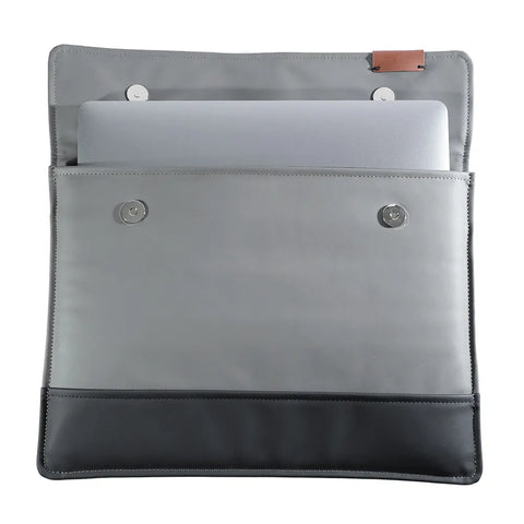 WasserElegant 高質感PU皮革 14吋筆電內袋 單入