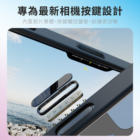 Mirra Magnetic Stand Case 鏡⾯磁吸⽀架殼 iPhone 17 Pro 系列-厭世