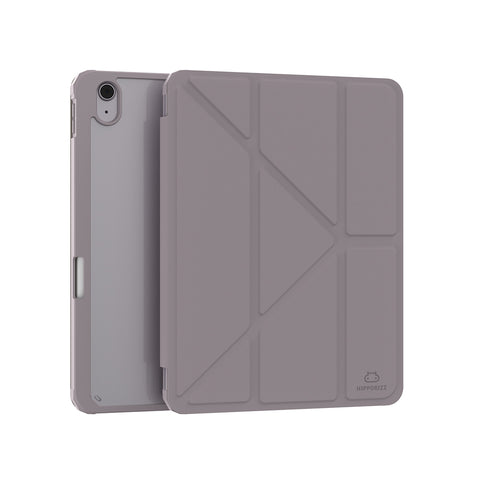 Origo晶透皮紋 筆槽保護殼 iPad Air M2/M3 11吋 / 4th-7th 10.9吋