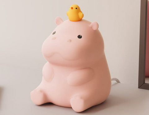 【🧜🏻‍♀️瑞娜】開箱分享｜河馬引力 Cozy Hippo 拍拍小夜燈