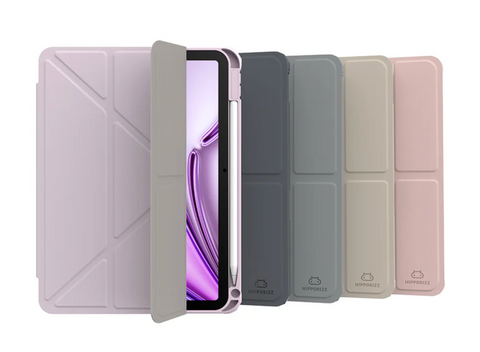 【🦄艾瑪】開箱分享｜河馬引力 Origo 晶透皮紋筆槽保護殼