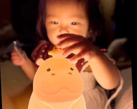 【小熊麻麻🐻】開箱分享｜河馬引力 Cozy Hippo 拍拍小夜燈