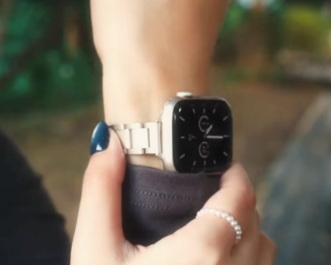 【 黏黏是好年🐟】開箱分享｜Glint 不鏽鋼錶帶 Apple Watch