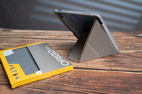 阿飛｜HIPPORIZZ Origo晶透皮紋 筆槽保護殼 開箱 iPad Air M2/M3 適用 幫我的平板穿新衣