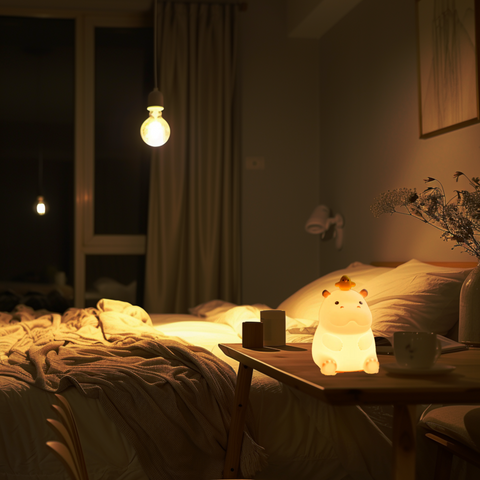 2入優惠｜Cozy Hippo 拍拍小夜燈