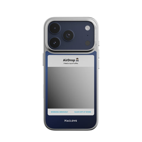 Hipporizz X Maclove Mirra 鏡面磁吸支架殼 iPhone 17 Pro系列-Airdrop 藍