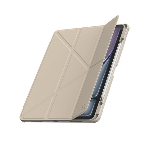 Origo 晶透筆槽防摔殼 iPad Air M2/M3 13 吋 (2024/2025)、Pro 12.9吋 (2020/2021/2022)