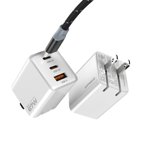 Chargo 67W 氮化鎵快速充電器 (全球電壓適用)