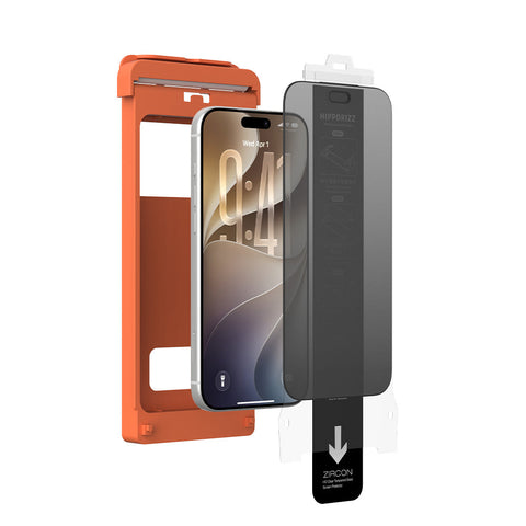 河馬引力 Zircon 防窺鋼化玻璃螢幕保護貼 iPhone 18 Pro 系列
