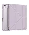 Hipporizz iPad Air 11吋/10.9吋 晶透筆槽防摔殼｜支援磁吸充電、防潑水、智能休眠 薰衣草紫