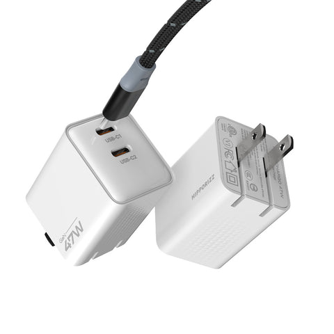 Chargo 47W 氮化鎵快充充電器 (全球電壓適用)