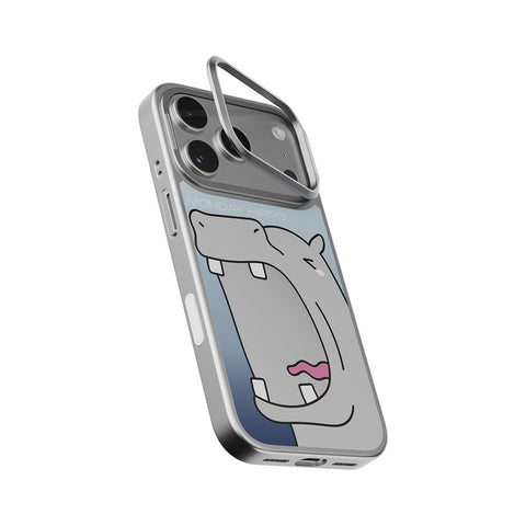 Mirra Magnetic Stand Case 鏡⾯磁吸⽀架殼 iPhone 17 Pro 系列-哈欠