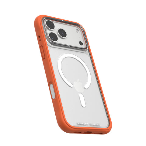 Youngkit Swapit 矽膠磁吸保護殼 iPhone 17 Pro系列-活力橙
