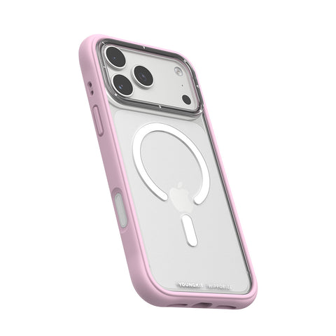 Youngkit Swapit 矽膠磁吸保護殼 iPhone 17 Pro系列-櫻花粉