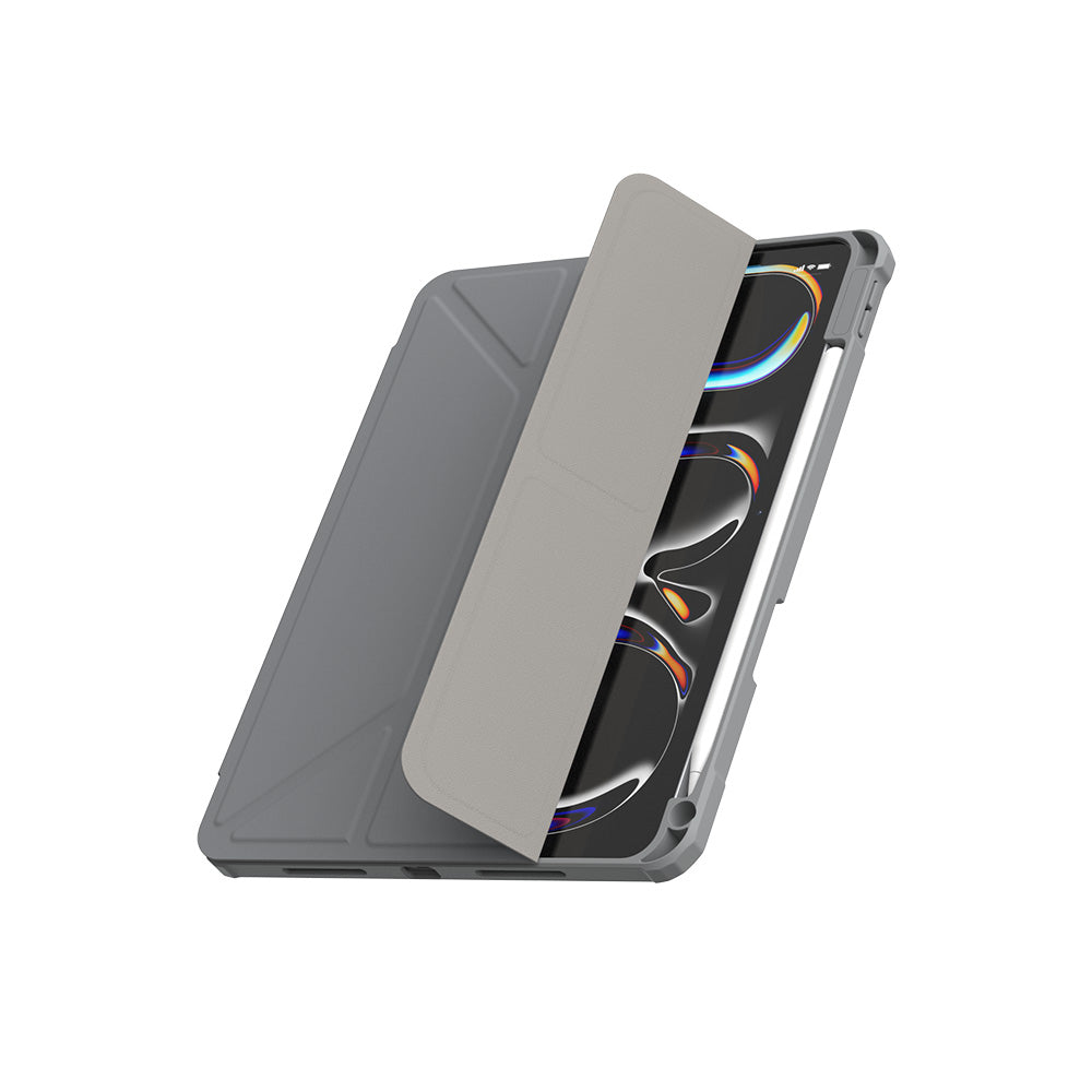 iPad Pro M4（ジャンク）＋Pencil Pro＋ケース Hipporizz | Origo Clear Pencil Slot Shockproof Case for iPad Pro