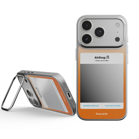 Hipporizz X Maclove Mirra 鏡面磁吸支架殼 iPhone 17 Pro系列-Airdrop