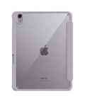 Hipporizz iPad Air 11吋/10.9吋 晶透筆槽防摔殼｜支援磁吸充電、防潑水、智能休眠 薰衣草紫
