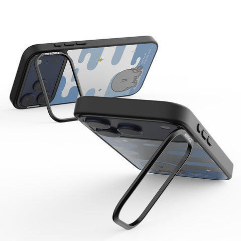 Mirra Magnetic Stand Case 鏡⾯磁吸⽀架殼 iPhone 17 Pro 系列-湖畔
