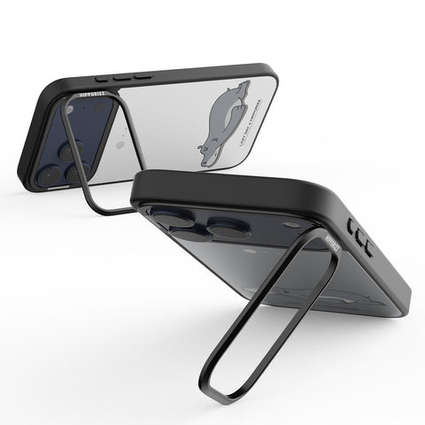 Mirra Magnetic Stand Case 鏡⾯磁吸⽀架殼 iPhone 17 Pro 系列-厭世