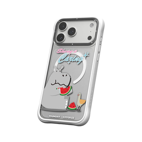 Youngkit Swapit 矽膠磁吸保護殼 iPhone 17 Pro系列-河馬吃西瓜