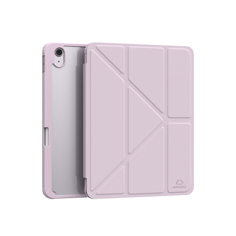 Origo晶透皮紋 筆槽保護殼 iPad Air M2/M3 11吋 / 4th-7th 10.9吋