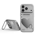 Hippogravity Mirra Magnetic Stand Case - Mirror Magnetic Kickstand - iPhone 17 Pro Series - Heart