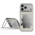 Hippo Gravity Mirra Magnetic Stand Case - Mirrored Magnetic Stand Case for iPhone 17 Pro Series - Back View