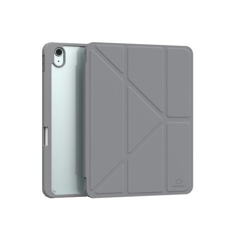 Origo晶透皮紋 筆槽保護殼 iPad Air M2/M3 11吋 / 4th-7th 10.9吋