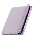Hipporizz iPad Air 11吋/10.9吋 晶透筆槽防摔殼｜支援磁吸充電、防潑水、智能休眠 薰衣草紫
