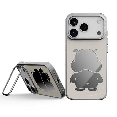 Mirra Magnetic Stand Case 鏡⾯磁吸⽀架殼 iPhone 17 Pro 系列-背影