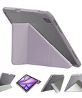 Hipporizz iPad Air 11吋/10.9吋 晶透筆槽防摔殼｜支援磁吸充電、防潑水、智能休眠 薰衣草紫