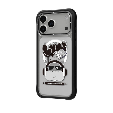 Youngkit Swapit 矽膠磁吸保護殼 iPhone 17 Pro系列-嘻哈河馬