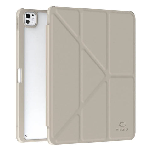 Origo晶透皮紋 筆槽保護殼 iPad Pro M4 11吋 (2024)