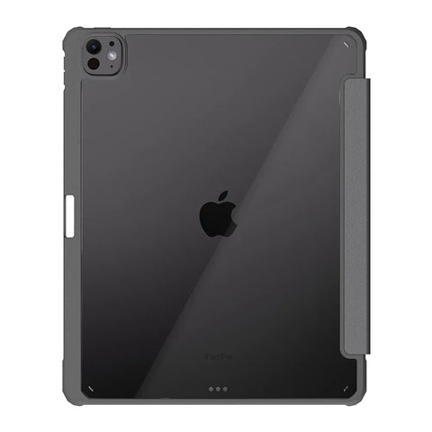Origo晶透皮紋 筆槽保護殼 iPad Pro M4 11吋 (2024)