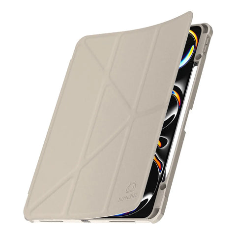 Origo晶透皮紋 筆槽保護殼 iPad Pro M4 11吋 (2024)