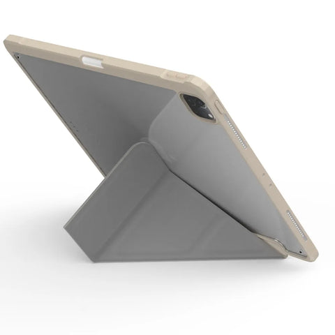 Origo晶透皮紋 筆槽保護殼 iPad Pro M4 11吋 (2024)