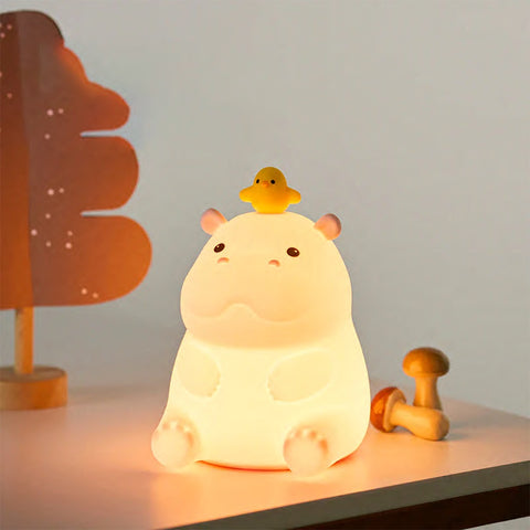 2入優惠｜Cozy Hippo 拍拍小夜燈