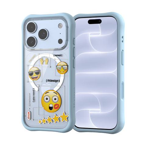 河馬引力 x emoji Swapit 矽膠磁吸軍規防摔手機殼 iPhone 18/17 Pro 系列-酷蓋