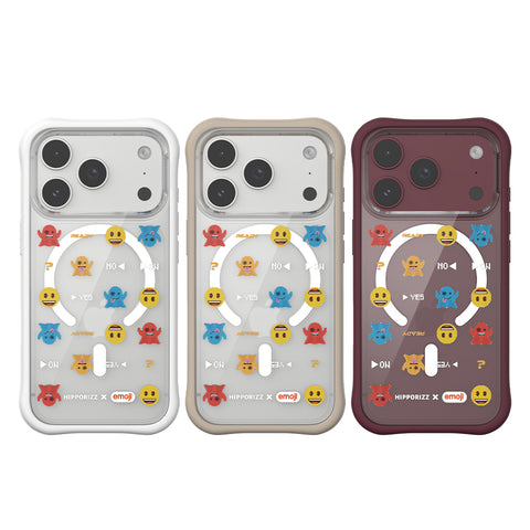 河馬引力 x emoji Swapit 矽膠磁吸軍規防摔手機殼 iPhone 18/17 Pro 系列-小精靈