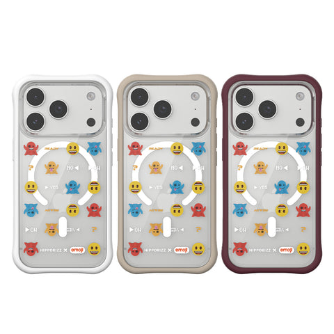 河馬引力 x emoji Swapit 矽膠磁吸軍規防摔手機殼 iPhone 18/17 Pro 系列-小精靈